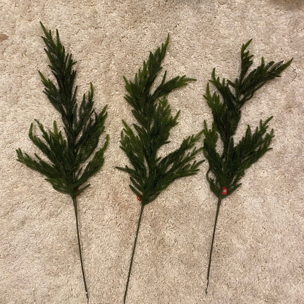 NWT Hobby Lobby Norfolk Pine Spray x 3